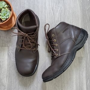 Merrell Men's Espresso Leather Dark Brown Outdoor Work Boots